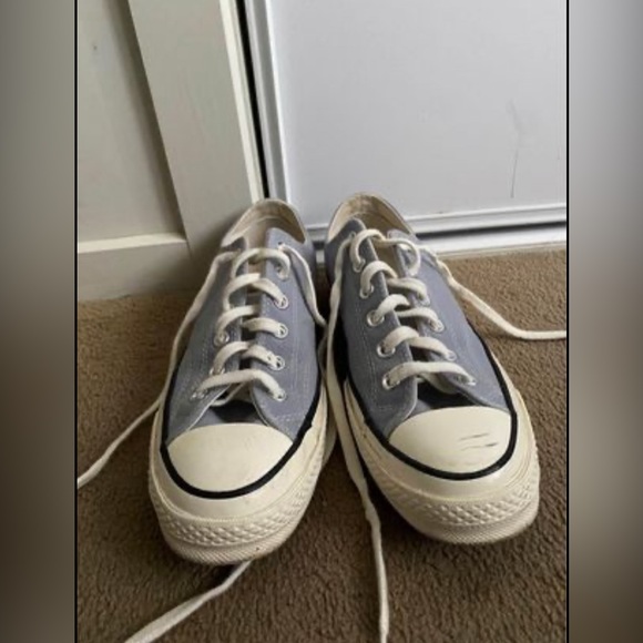 Blue All Star Converses - Picture 4 of 6